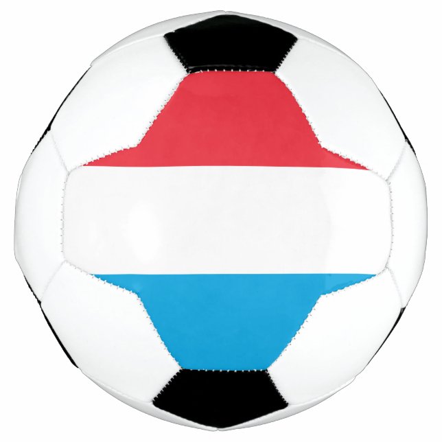 Luxembourg Flag Soccer Ball (Front)