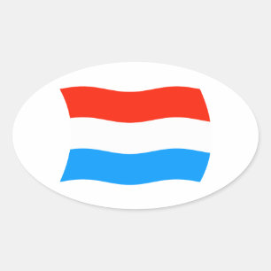 Luxembourg Flag Sticker