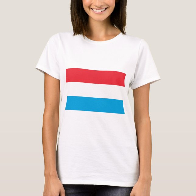 Luxembourg Flag T-Shirt (Front)