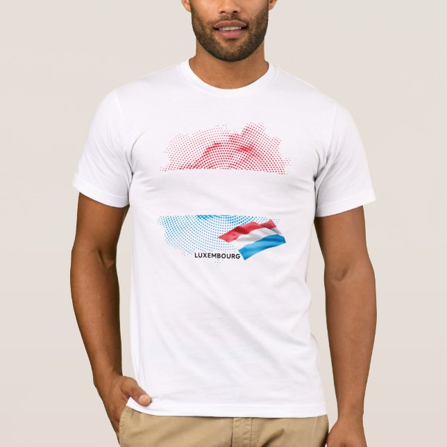 Luxembourg flag T-Shirt (Front)