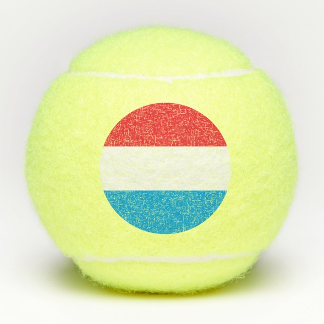 Luxembourg Flag Tennis Balls (Front)