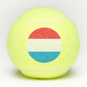 Luxembourg flag tennis balls