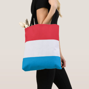Luxembourg flag tote bag