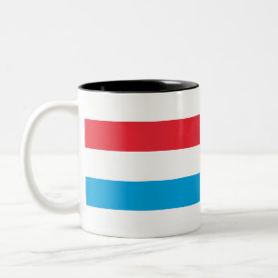 Luxembourg Flag Two-Tone Coffee Mug
