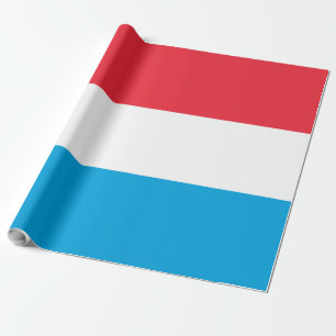 Luxembourg flag wrapping paper