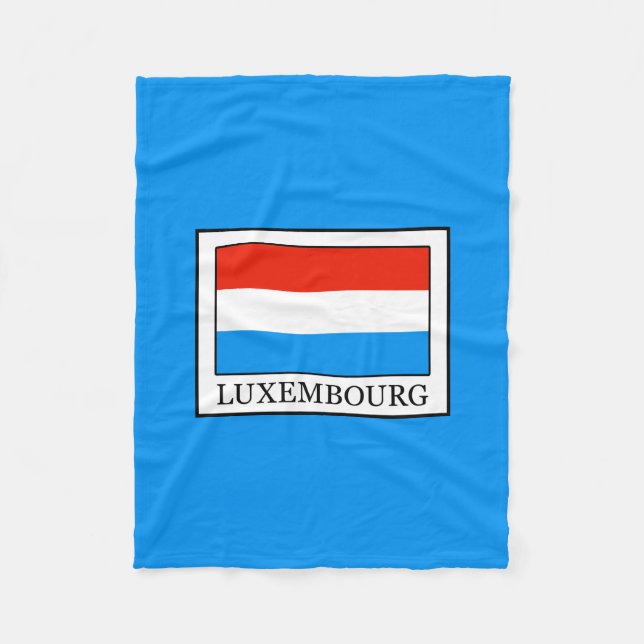 Luxembourg Fleece Blanket (Front)
