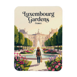Luxembourg Gardens France Magnet