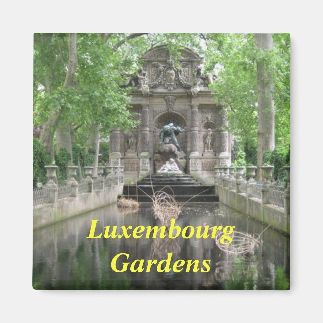 Luxembourg Gardens magnet (Front)