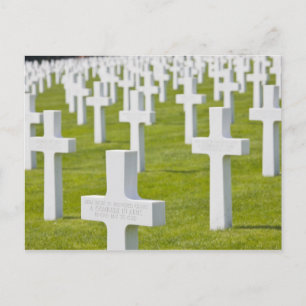 Luxembourg, Hamm. US Military Cemetery Postcard