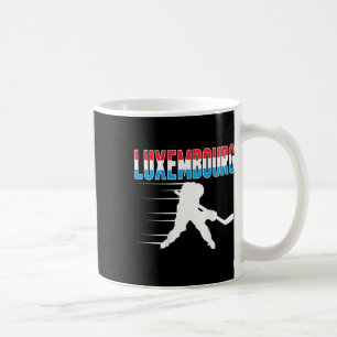 Luxembourg Ice Hockey Fans Jersey Luxembourgish Ho Coffee Mug