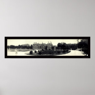 Luxembourg in Paris Photo 1909 Poster