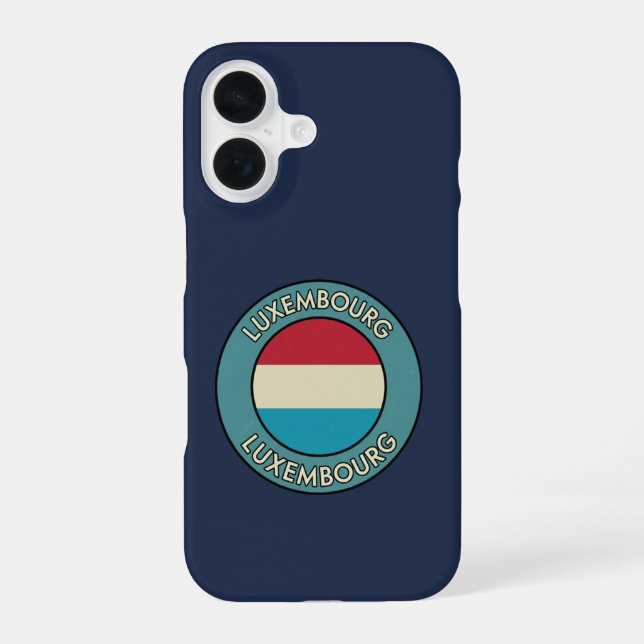 Luxembourg iPhone 16 Case (Back)