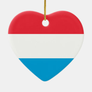 Luxembourg - Lëtzebuerg - Luxemburg Ceramic Tree Decoration