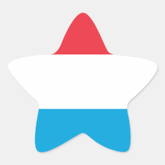 Luxembourg - Lëtzebuerg - Luxemburg Star Sticker