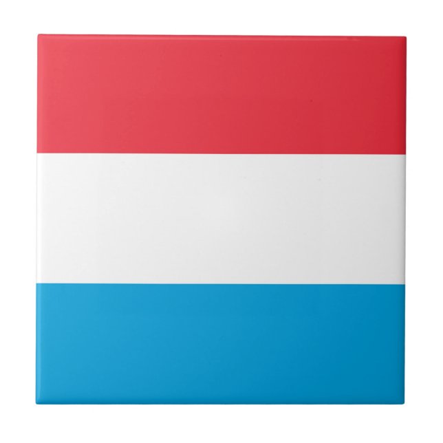 Luxembourg - Lëtzebuerg - Luxemburg Tile (Front)