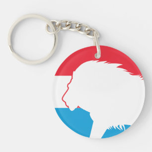 Luxembourg Lion Luxembourgish National Animal Flag Key Ring