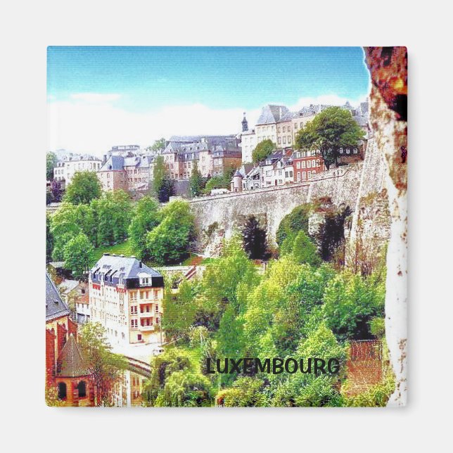 LUXEMBOURG MAGNET (Front)