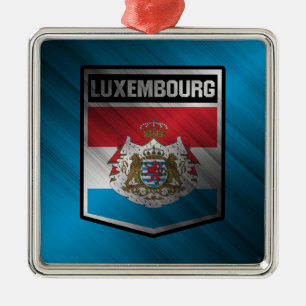Luxembourg Metal Ornament