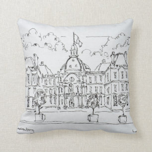 Luxembourg Palace rue de Vaugirard, Paris Cushion