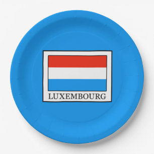 Luxembourg Paper Plate