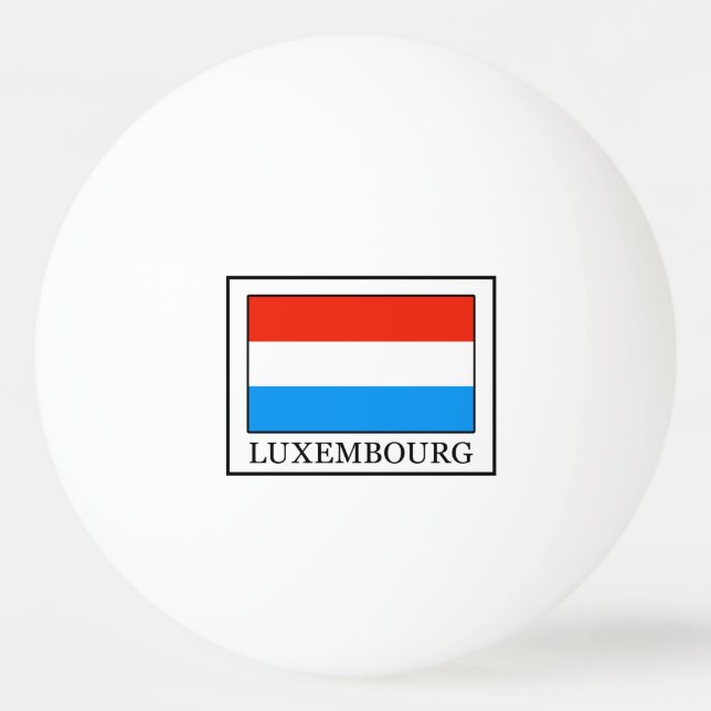 Luxembourg Ping Pong Ball (Front)