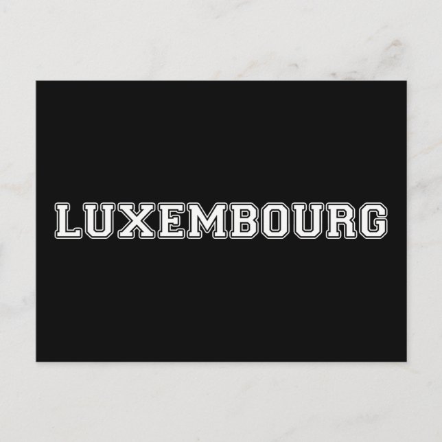 Luxembourg Postcard (Front)