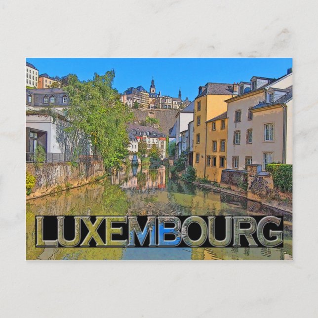 Luxembourg Postcard (Front)