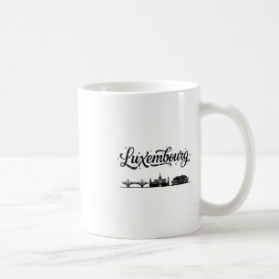 Luxembourg Skyline Travel Vacation Outfits  Coffee Mug