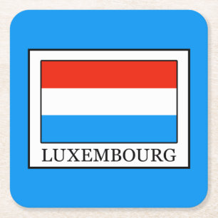 Luxembourg Square Paper Coaster