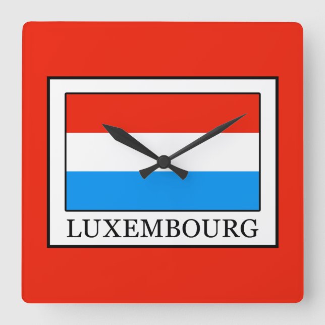 Luxembourg Square Wall Clock (Front)