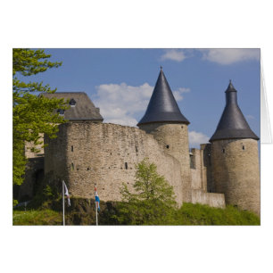 Luxembourg, Sure River Valley. Bourscheid,