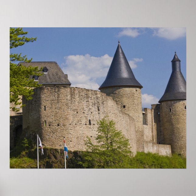 Luxembourg, Sure River Valley. Bourscheid, Poster (Front)