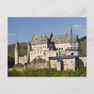 Luxembourg, Vianden. Vianden Chateau (b. 15th Postcard