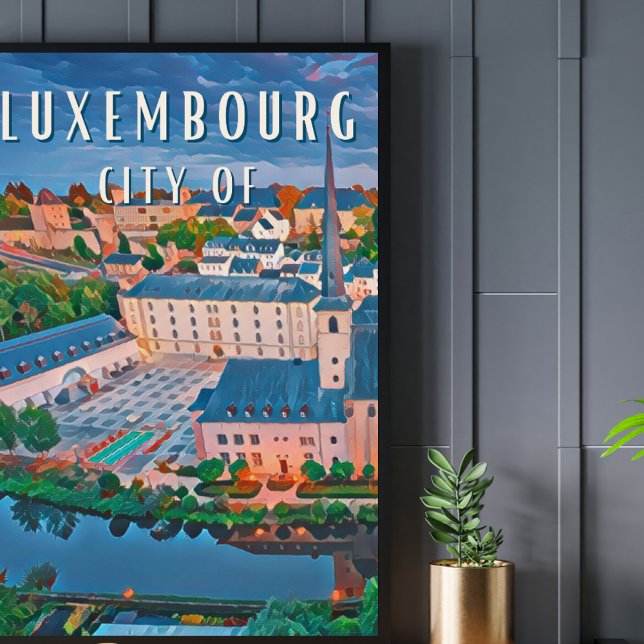 Luxembourg, ville cosmopolite et multilingue poster (Luxembourg, ville cosmopolite et multilingue)