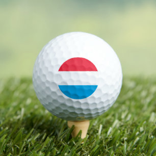 Luxembourgish Flag, Flag of Luxembourg Golf Balls