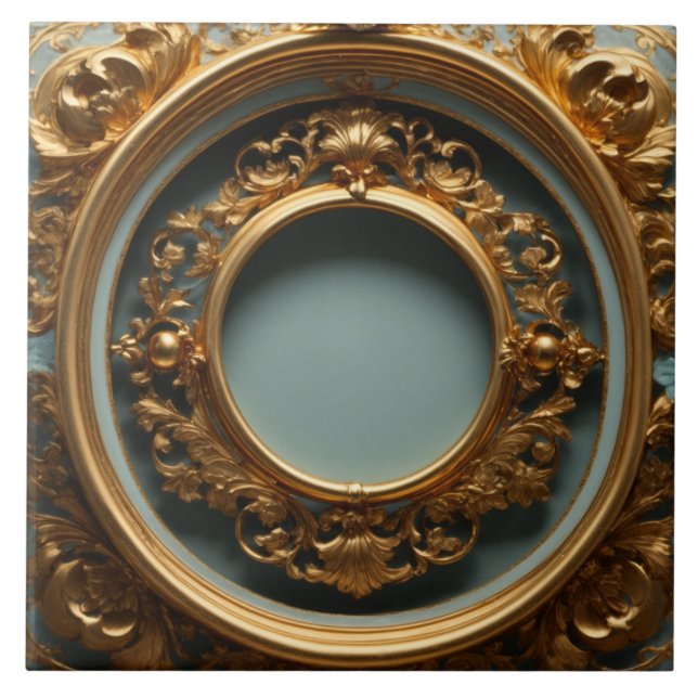 Luxery Baroque Ceramic Tile (Front)