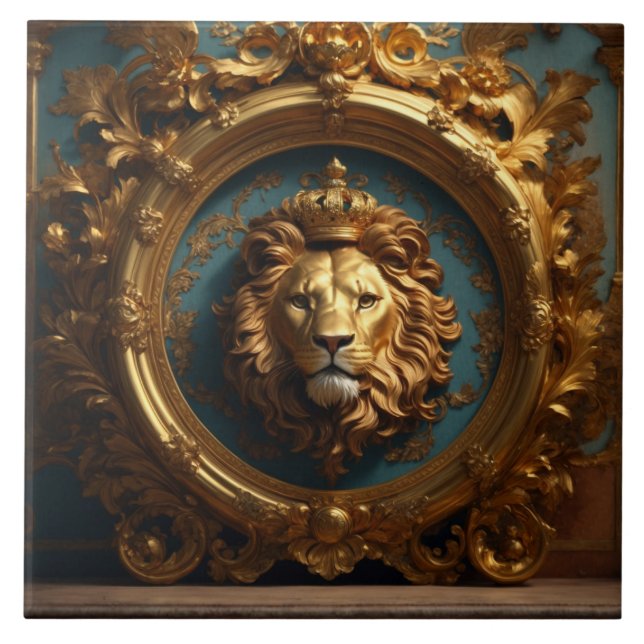 Luxery Baroque Ceramic Tile  (Front)