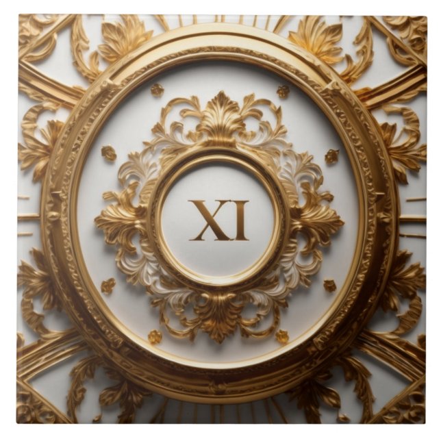 Luxery Baroque Ceramic Tile (Front)