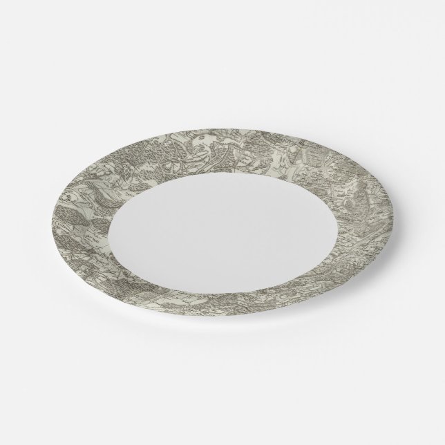 Luxeuil Paper Plate (Angled)