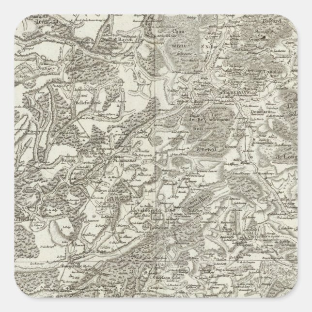 Luxeuil Square Sticker (Front)