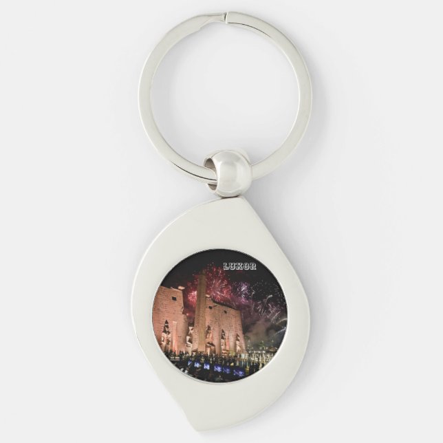 Luxor karnak Temples Travel Ancient Egypt History  Key Ring (Front)