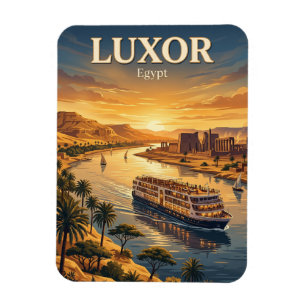 Luxor Nile River Cruise Egypt Magnet