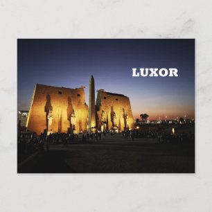 Luxor Temple in Egypt Postcard