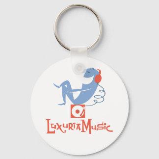 LuxuriaMusic White Keychain