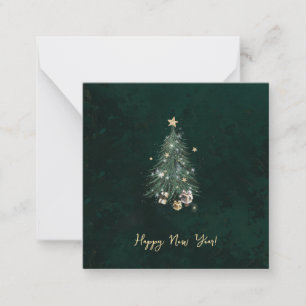 Luxurious, artistic design with a festive tree card