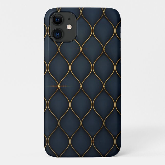 luxurious background -golden shapes  Case-Mate iPhone case (Back)