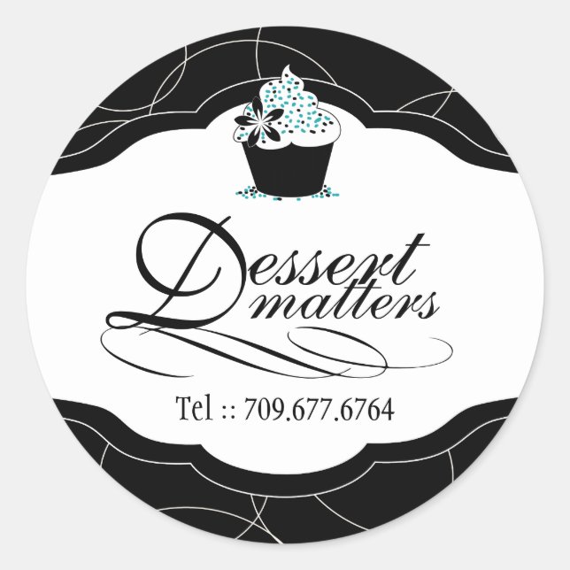 Luxurious Bakery Labels | Stickers (Front)