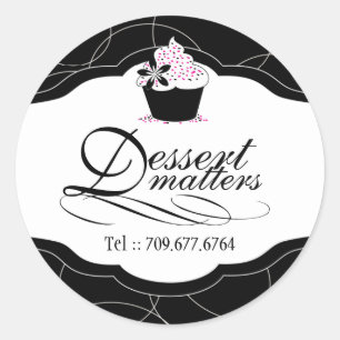 Luxurious Bakery Labels Stickers