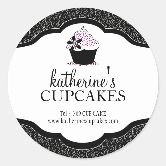 Luxurious Bakery Labels | Stickers (Front)
