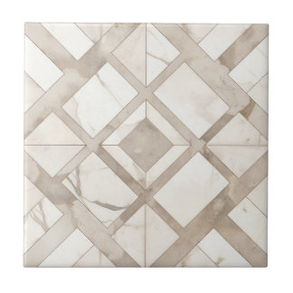Luxurious Beige Diamond Marble Tile